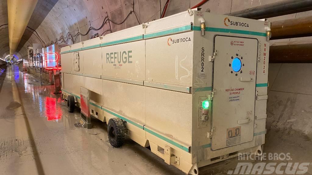  SUB'ROCA Tunnel Refuge chamber 20 people Cits pazemes darbu aprīkojums