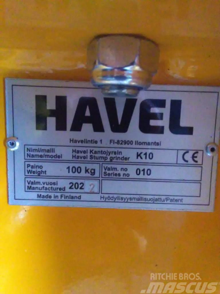  Havel K10 kantojyrsin 1,5-10 t koneisiin Šļūces