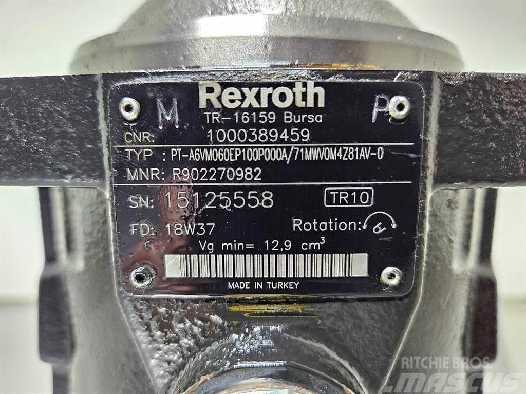 Wacker Neuson 1000389459-Rexroth A6VM060EP-Drive pump/Fahrpumpe Hidraulika
