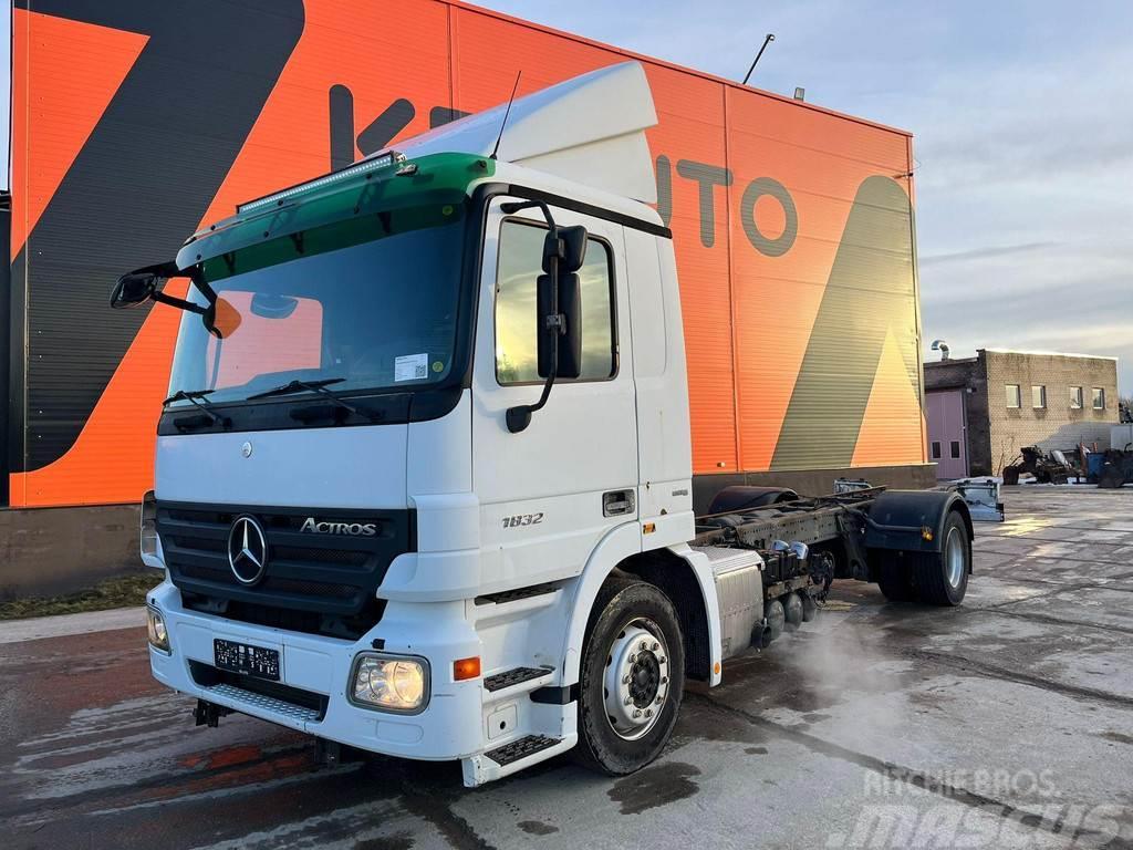 Mercedes-Benz Actros 1832 4x2 FOR SALE AS CHASSIS ! / CHASSIS L= Šasija ar kabīni