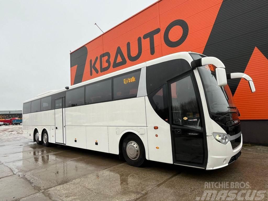 Scania K 340 6x2*4 55 SEATS / AC / AUXILIARY HEATER / WC Starppilsētu autobusi