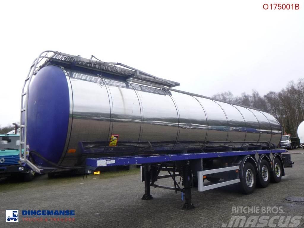 EKW Heavy oil tank inox 32.6 m3 / 1 comp Autocisternas
