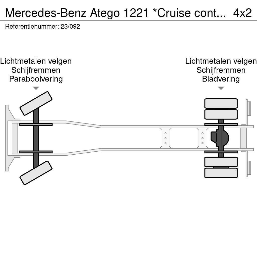 Mercedes-Benz Atego 1221 *Cruise control*Bluetooth*Elektrisch ve Kravas automašīnas - refrižeratori