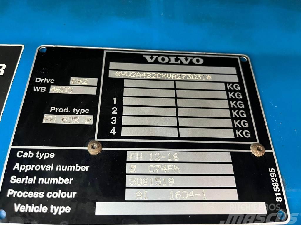 Volvo FH12 380 6x2 INTERCONSULT TANK 11920 L Kombinētās vakumsūkņa mašīnas