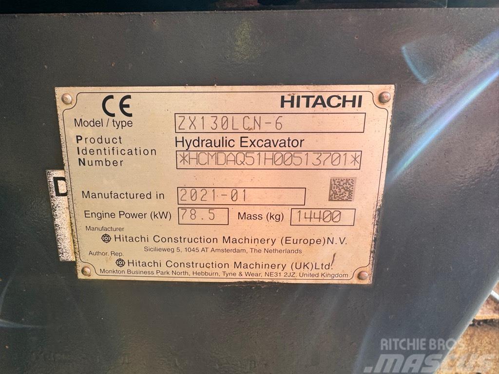 Hitachi ZX 130-6 Kāpurķēžu ekskavatori