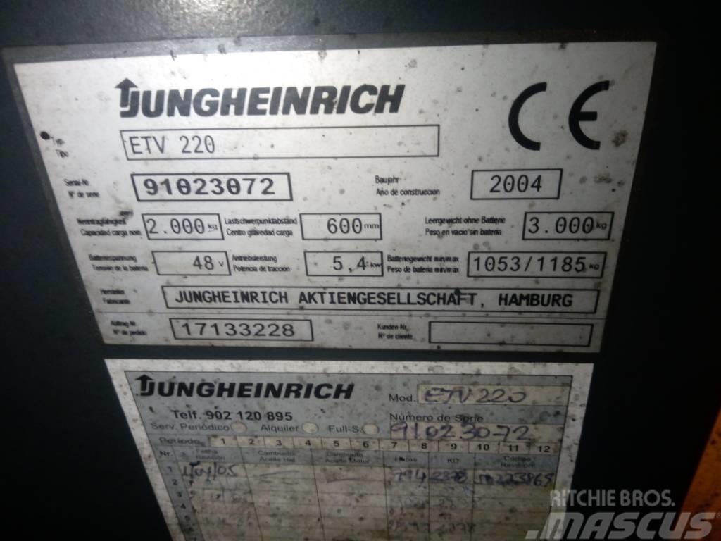 Jungheinrich ETV 220 Lielaugstuma pārvadātājs
