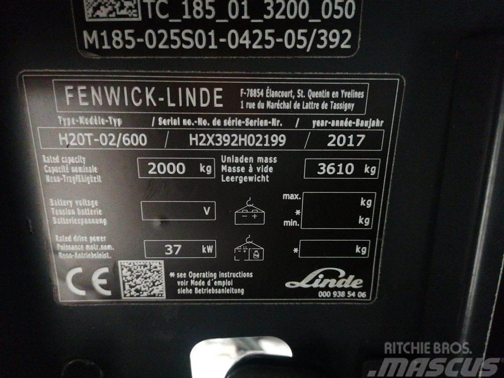 Linde H20T-02/600 LPG tehnika
