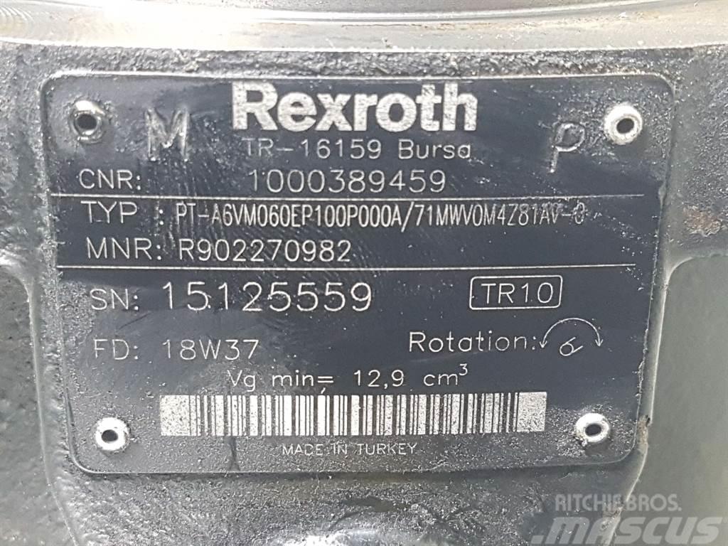 Wacker Neuson 1000389459-Rexroth A6VM060EP100-Drive motor Hidraulika