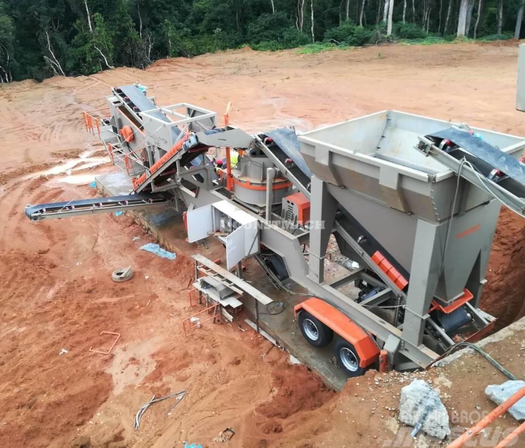 Constmach Mobile VSI Crushing Plant | Sand Making Machine Mobilie drupinātāji