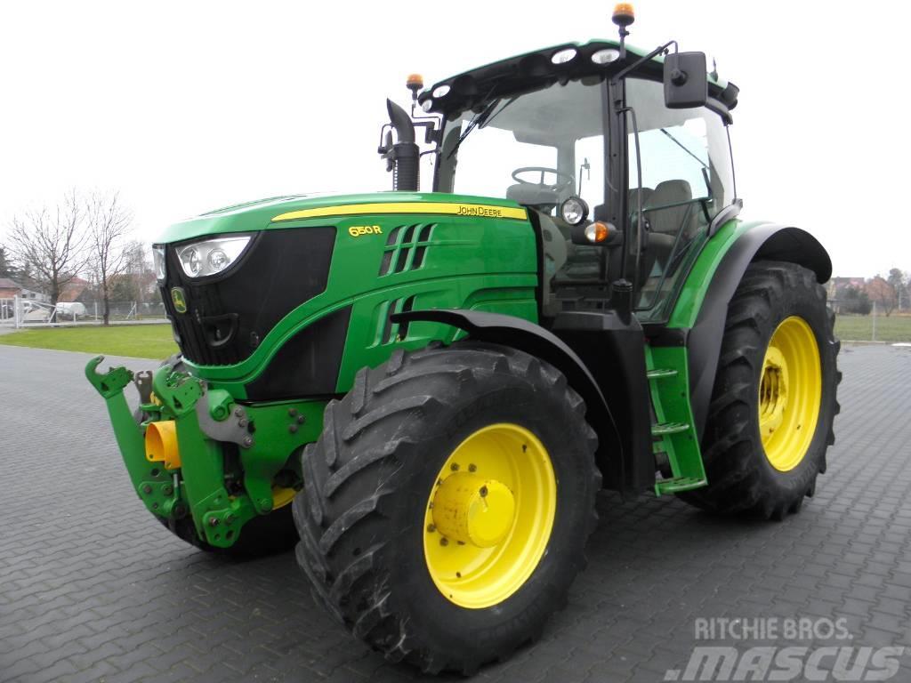John Deere 6150R 2014 Rok, Przedni TUZ WOM, Stan Bardzo Dobry Traktori