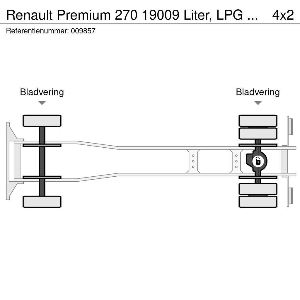 Renault Premium 270 19009 Liter, LPG GPL, Gastank, Steel s Autocisterna