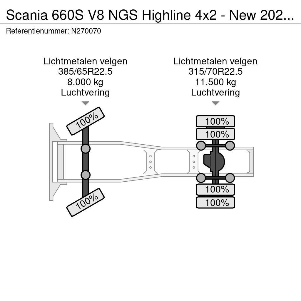 Scania 660S V8 NGS Highline 4x2 - New 2024 - Full spec - Vilcēji