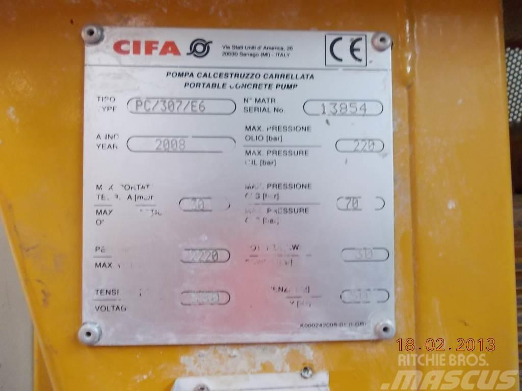 Cifa PC 307 E6 Kravas mašīna- betona sūknis