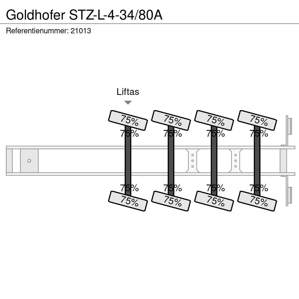 Goldhofer STZ-L-4-34/80A Zemie treileri