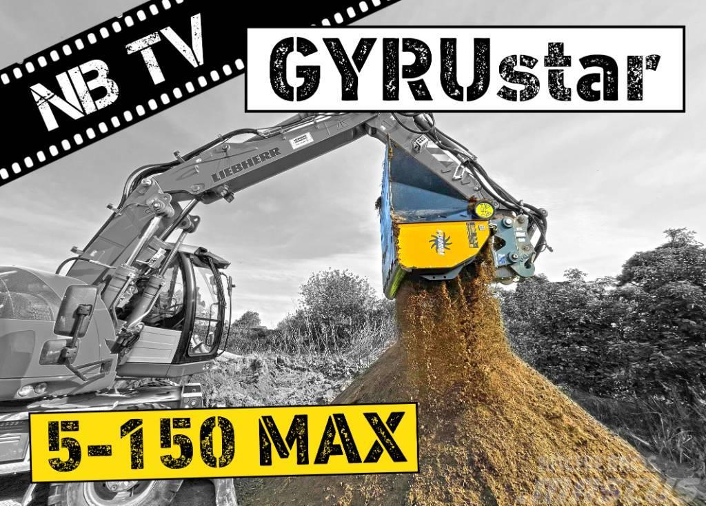 Gyru-Star  5-150MAX | Siebschaufel Radlader, Bagger Kausi