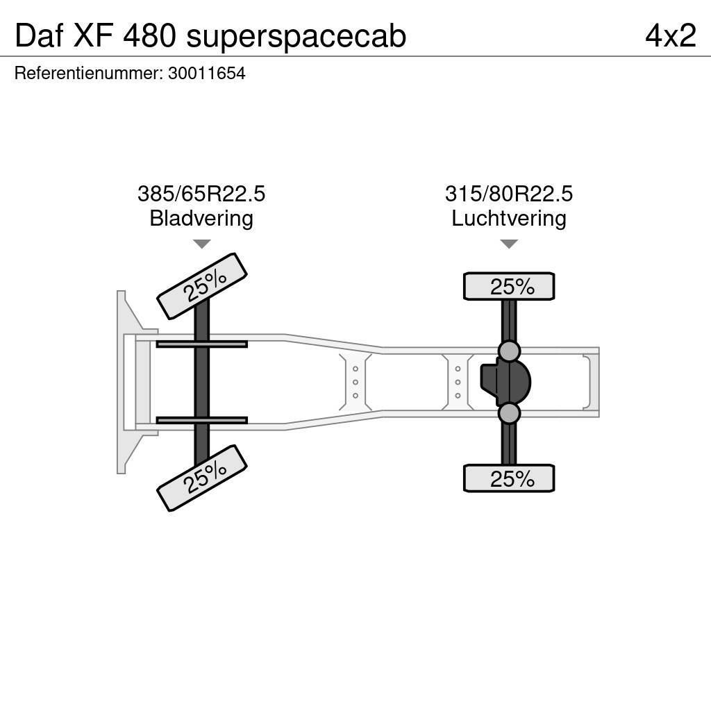 DAF XF 480 superspacecab Vilcēji