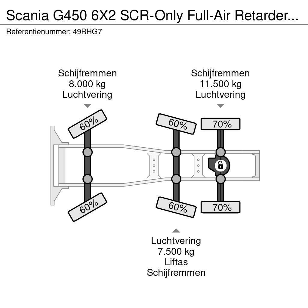 Scania G450 6X2 SCR-Only Full-Air Retarder EURO 6 739.180 Vilcēji