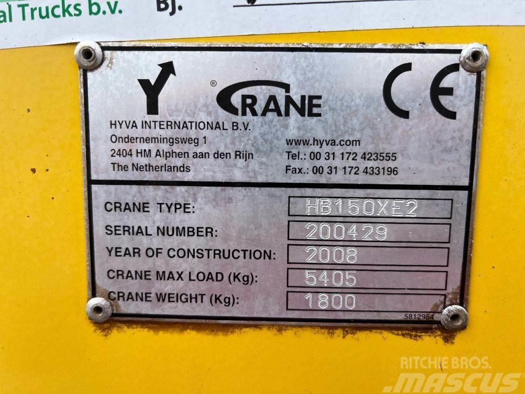 Hyva HB150 XE2 Crane / Kraan / Autolaadkraan / Ladekran Iekrāvēju krāni