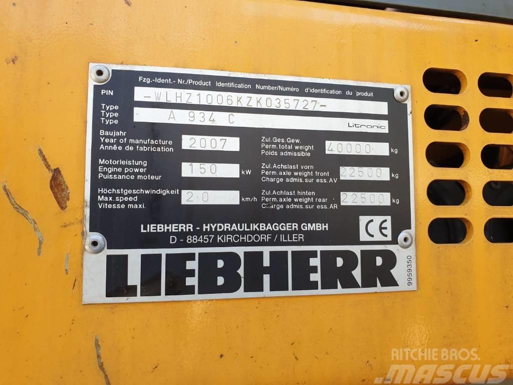 Liebherr A934C Litronic Industriālie iekrāvēji