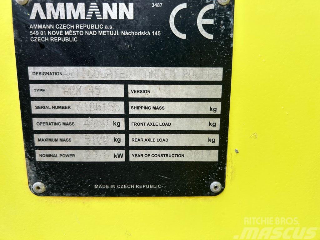 Ammann ARX45 ( 1400MM Wide Drum ) Augsnes blīvētāji