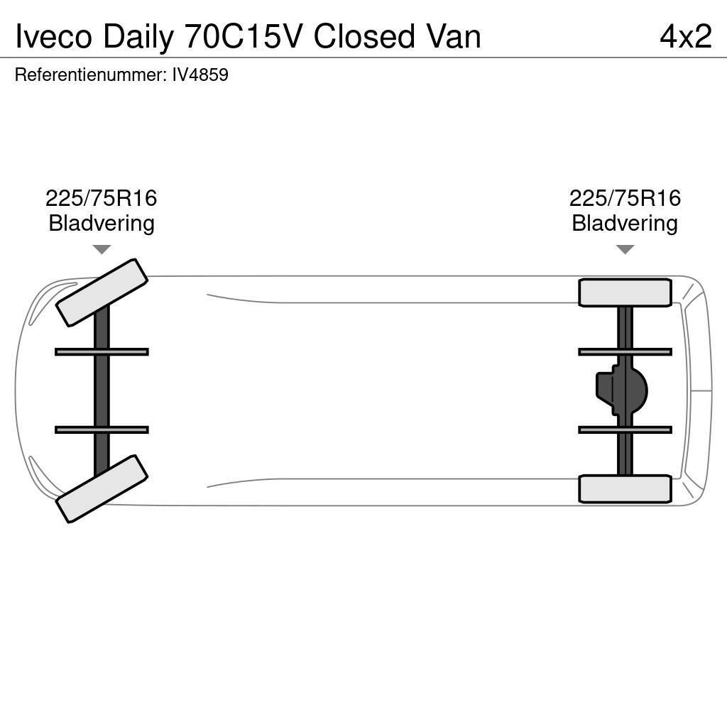 Iveco Daily 70C15V Closed Van Furgons
