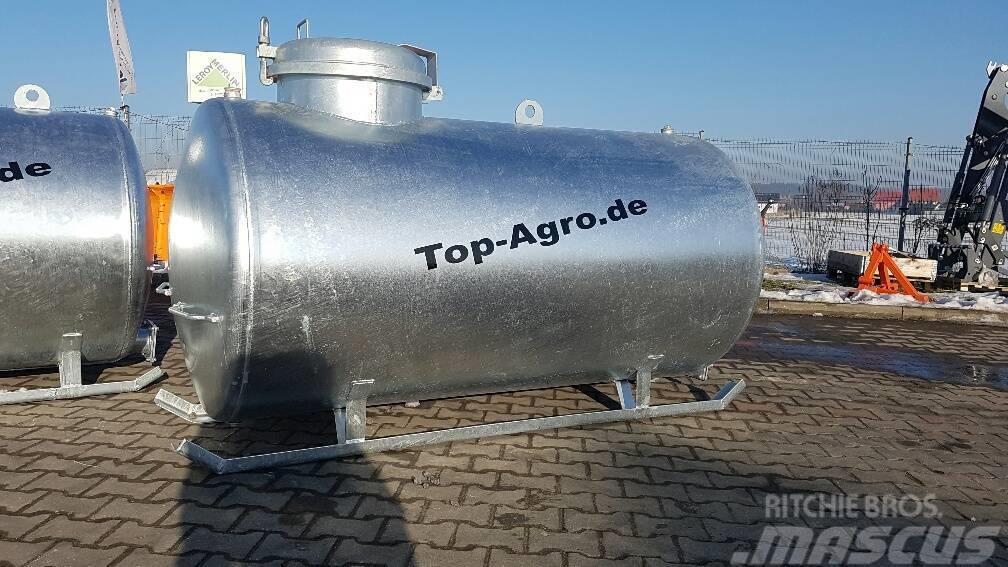 Top-Agro Water tank, 2000L, stationary + metal skids! Cits lopkopības aprīkojums