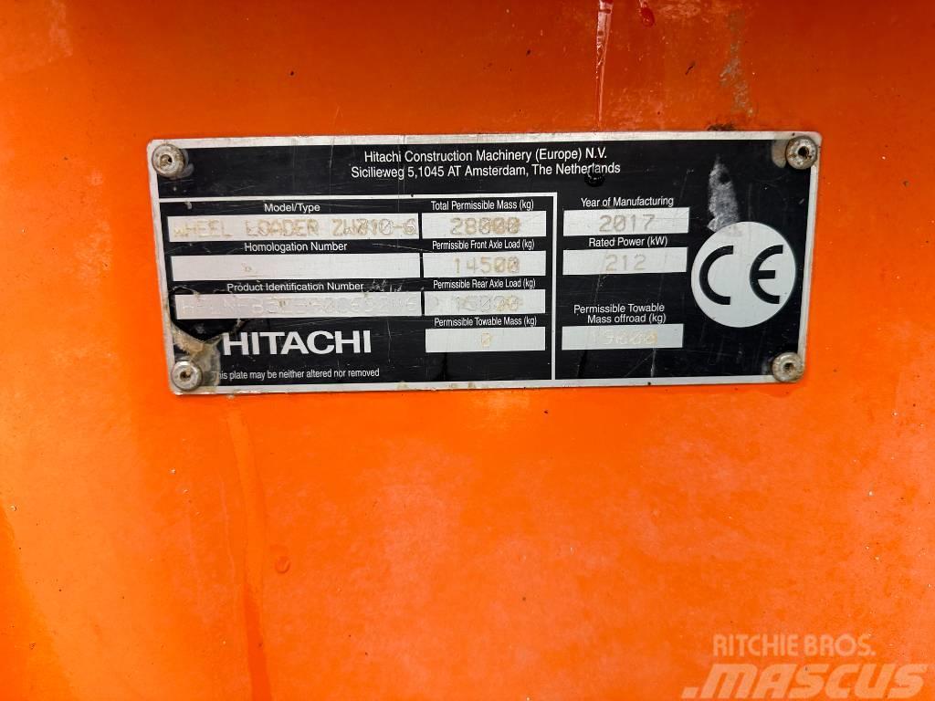 Hitachi ZW  310-6 Wagge Iekrāvēji uz riteņiem