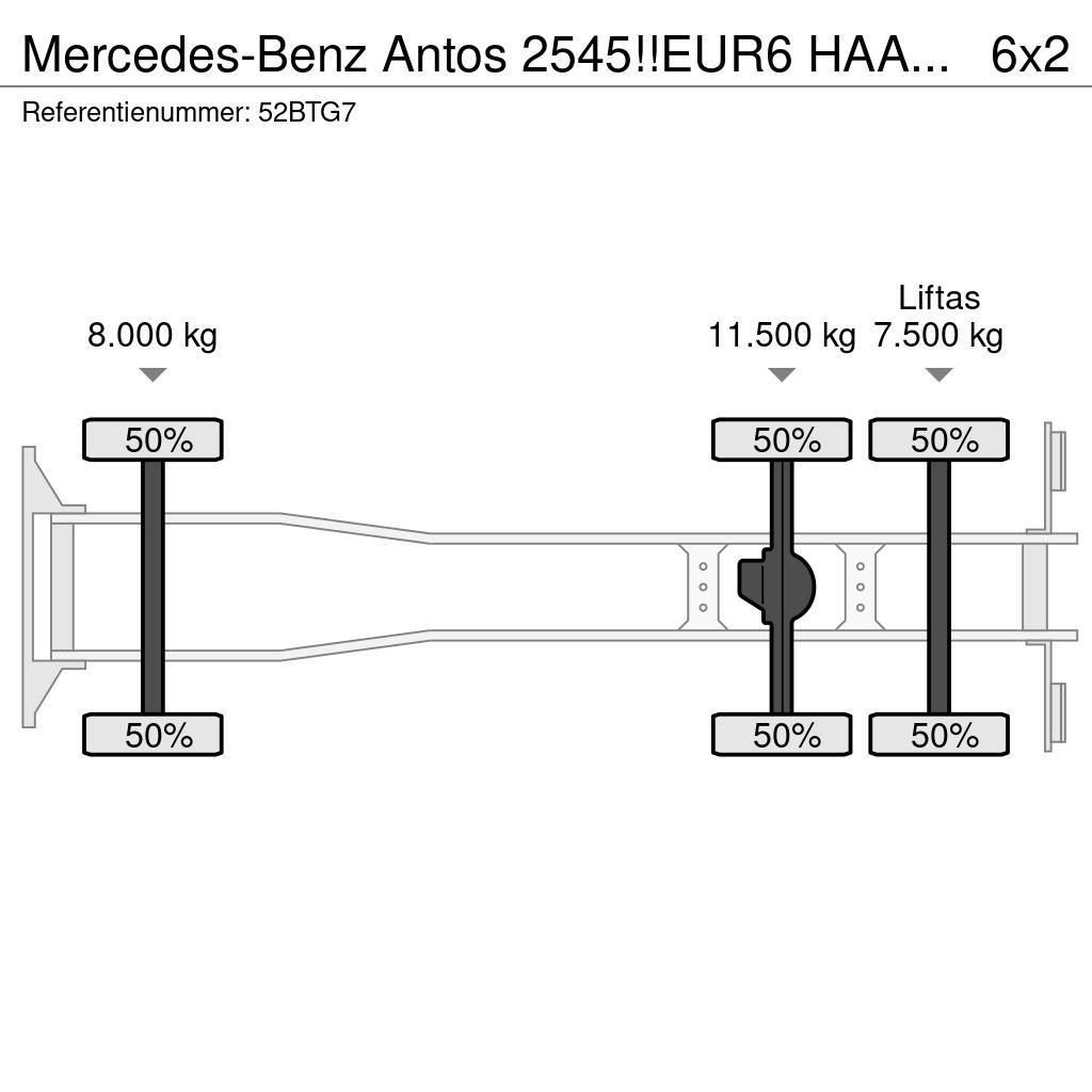 Mercedes-Benz Antos 2545!!EUR6 HAAK/ABROLLKIPPER!!KNICKARM!! Treileri ar āķi