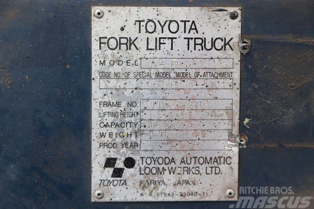 Toyota 02-5FD30 Tehnika ar dīzeļa dzinēju