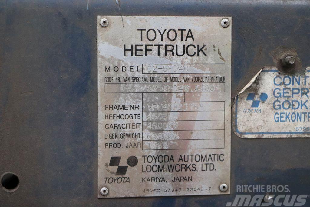 Toyota 02-5FD40 Tehnika ar dīzeļa dzinēju
