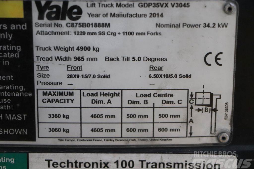 Yale GDP35VX Tehnika ar dīzeļa dzinēju