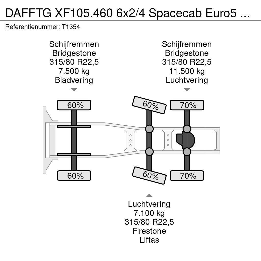 DAF FTG XF105.460 6x2/4 Spacecab Euro5 ATe - Automatic Vilcēji