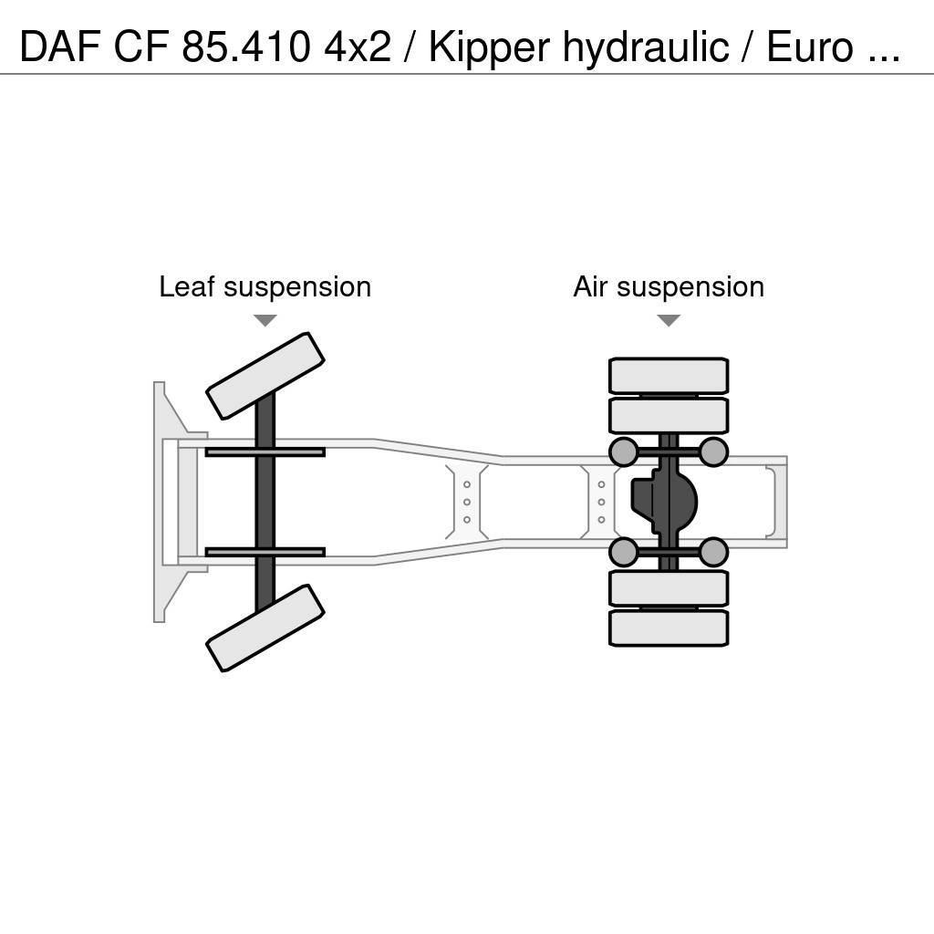DAF CF 85.410 4x2 / Kipper hydraulic / Euro 5 / Only 4 Vilcēji