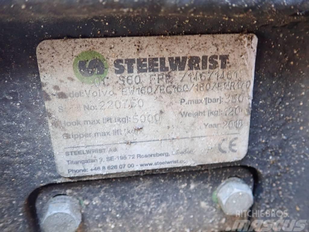 Steelwrist Hydr. Schnellwechsler passend Volvo EW160/EWR170E Ātrie savienotāji