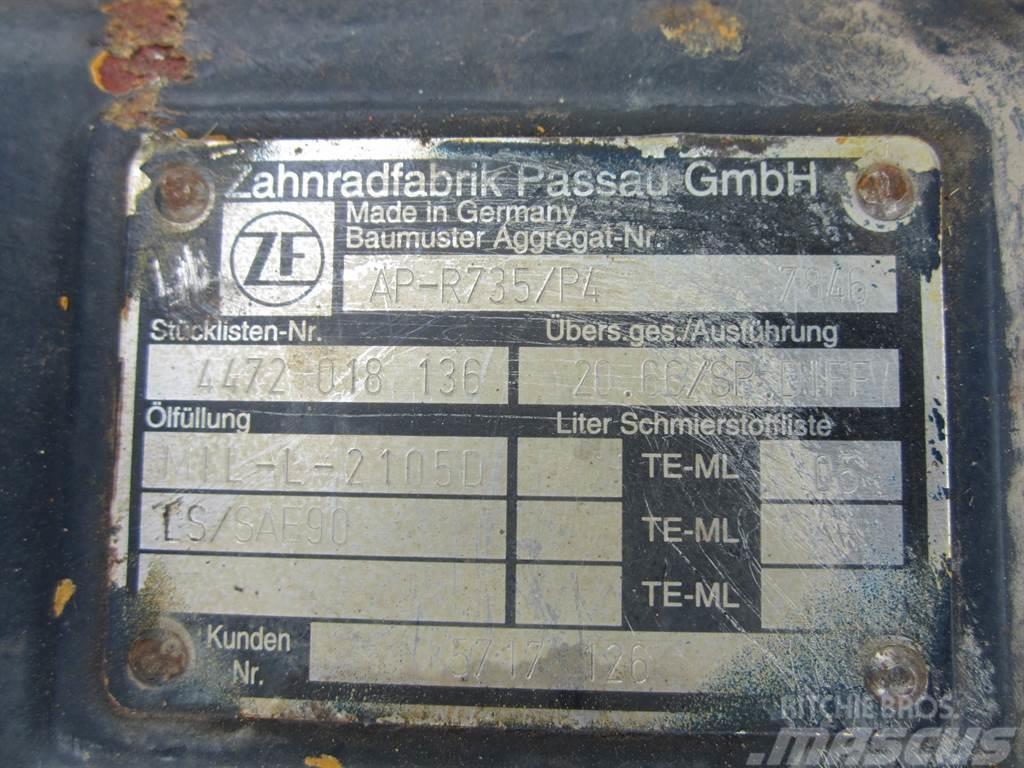 ZF AP-R735/P4 - Liebherr 509 - Axle Asis
