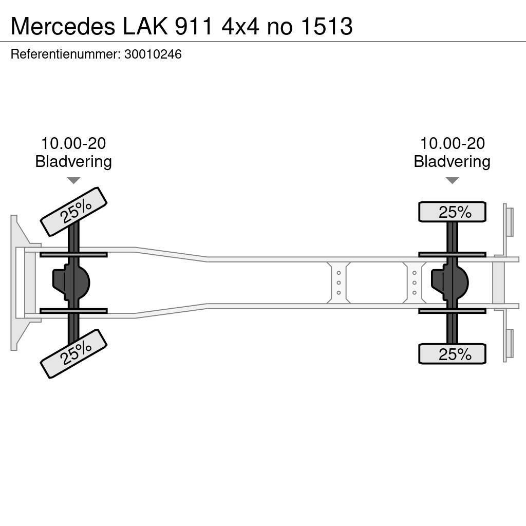 Mercedes-Benz LAK 911 4x4 no 1513 Pašizgāzējs