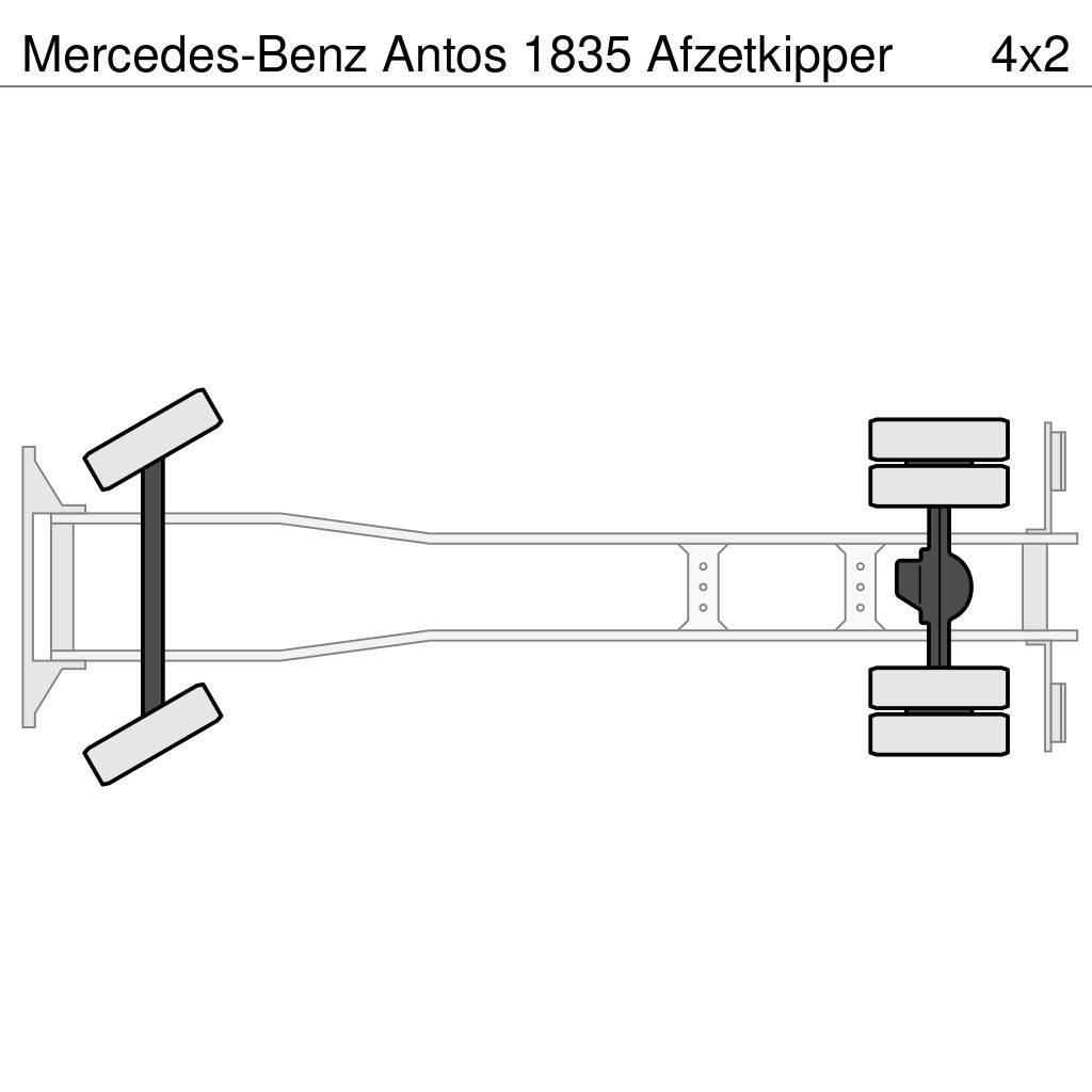 Mercedes-Benz Antos 1835 Afzetkipper Kravas automašinas konteineru vedeji