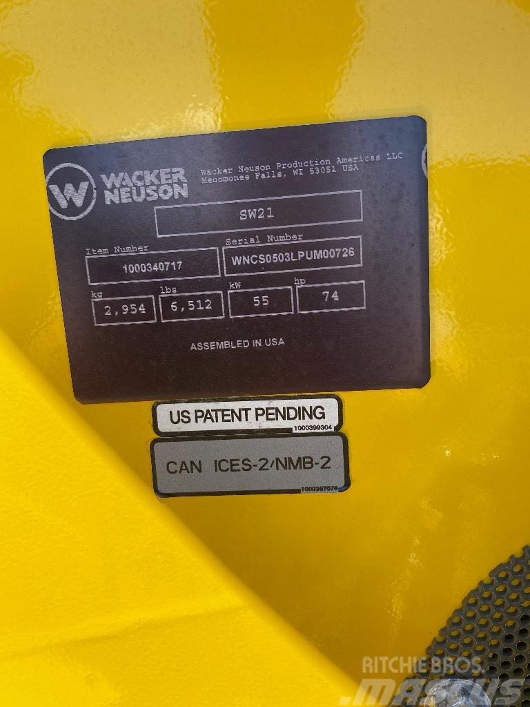 Wacker Neuson sw21 Lietoti riteņu kompaktiekrāvēji