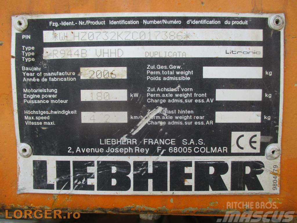 Liebherr R 944B VHHD Demontāžas ekskavators