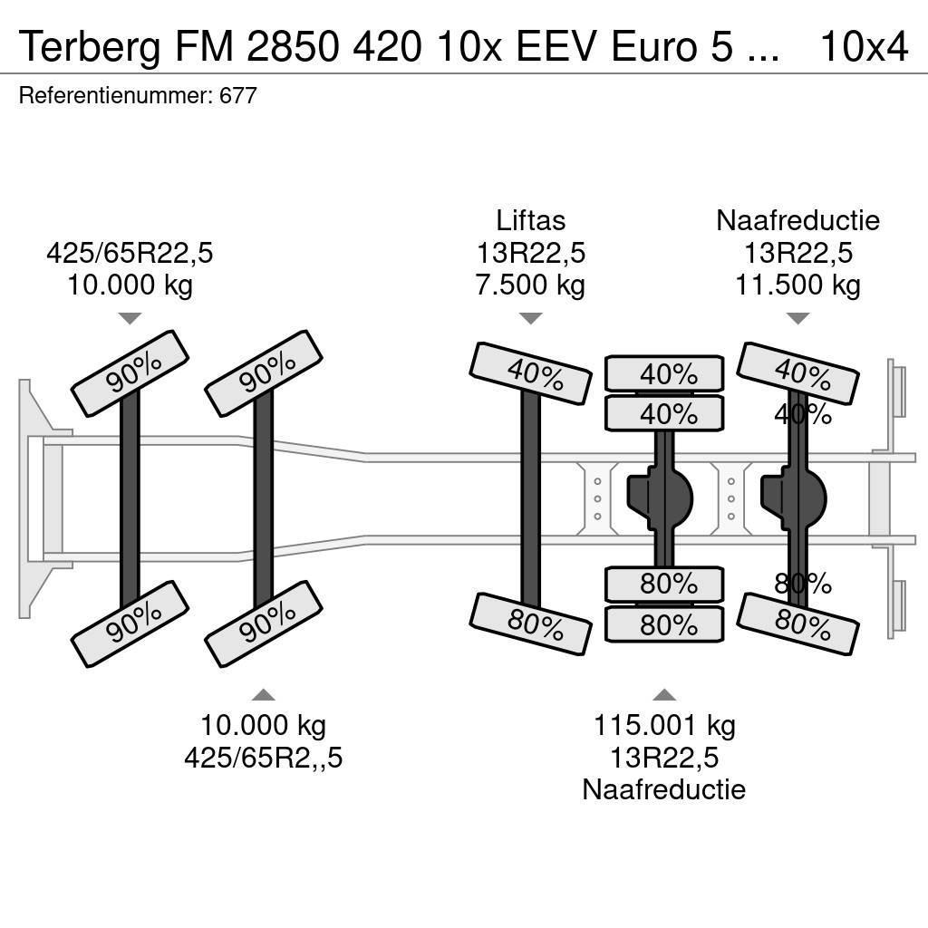 Terberg FM 2850 420 10x EEV Euro 5 Liebherr 15 Kub Mixer N Betonvedēji