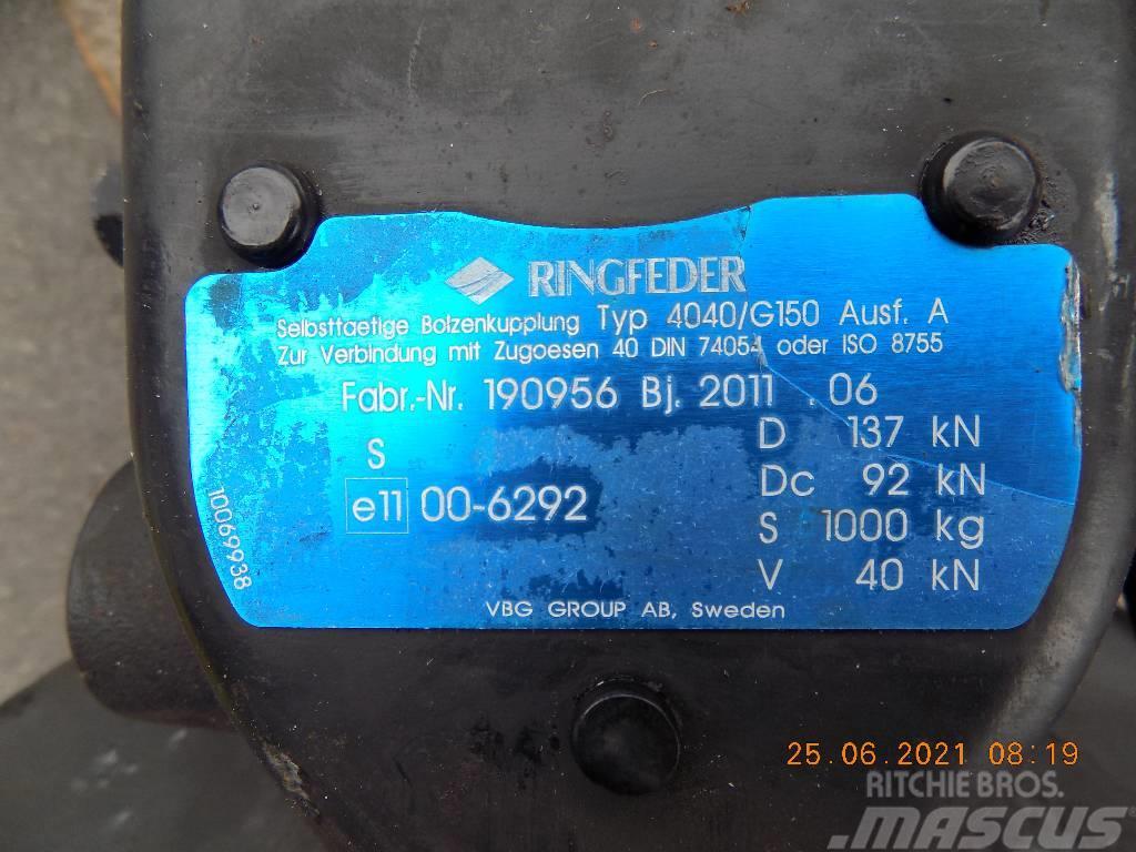  Ringfeder 4040/G150 Citas sastāvdaļas