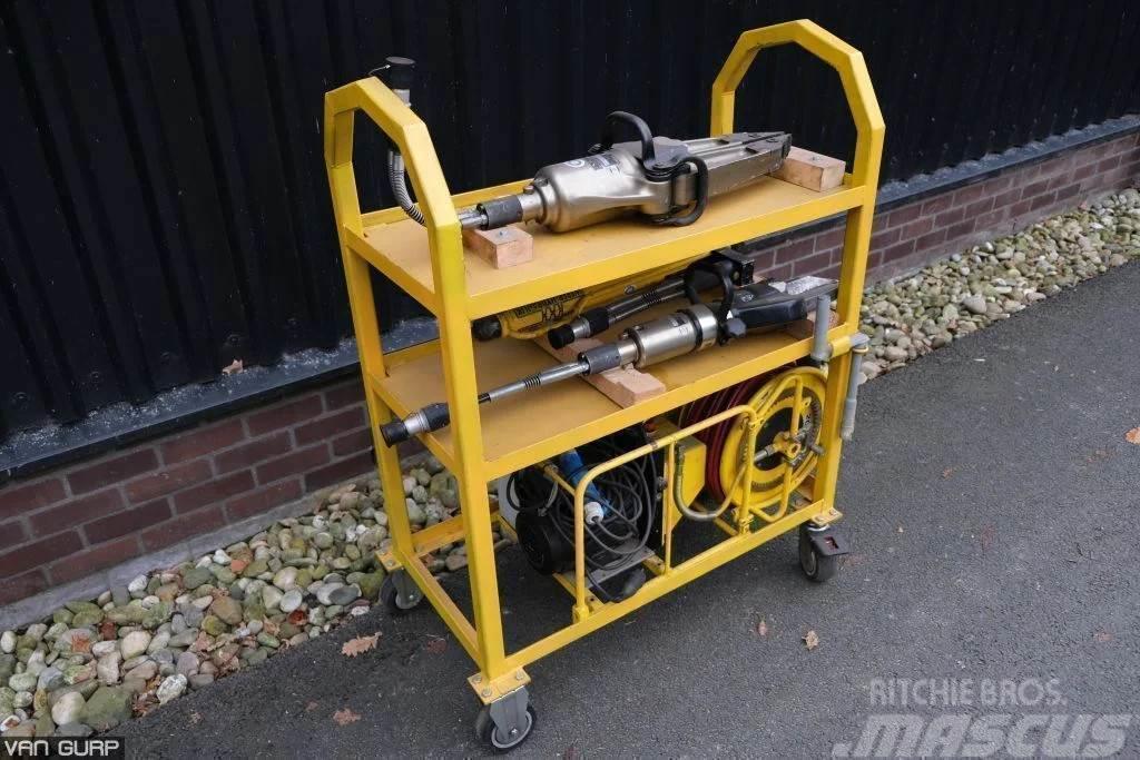 Weber Hydraulic spreader + Power unit + ram + cutter Skavas