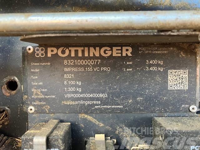 Pöttinger Impress 155 VC PRO Rituļu preses