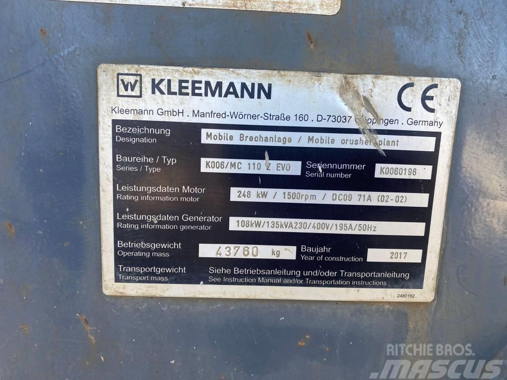 Kleemann MC 110 Z Evo Mobilie drupinātāji