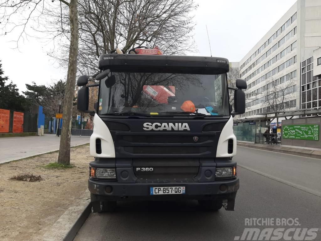 Camion porteur Scania P360 35TM Euro 5 Smagās mašīnas ar celtni