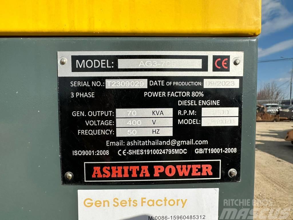 Ashita AG3-70E Dīzeļģeneratori