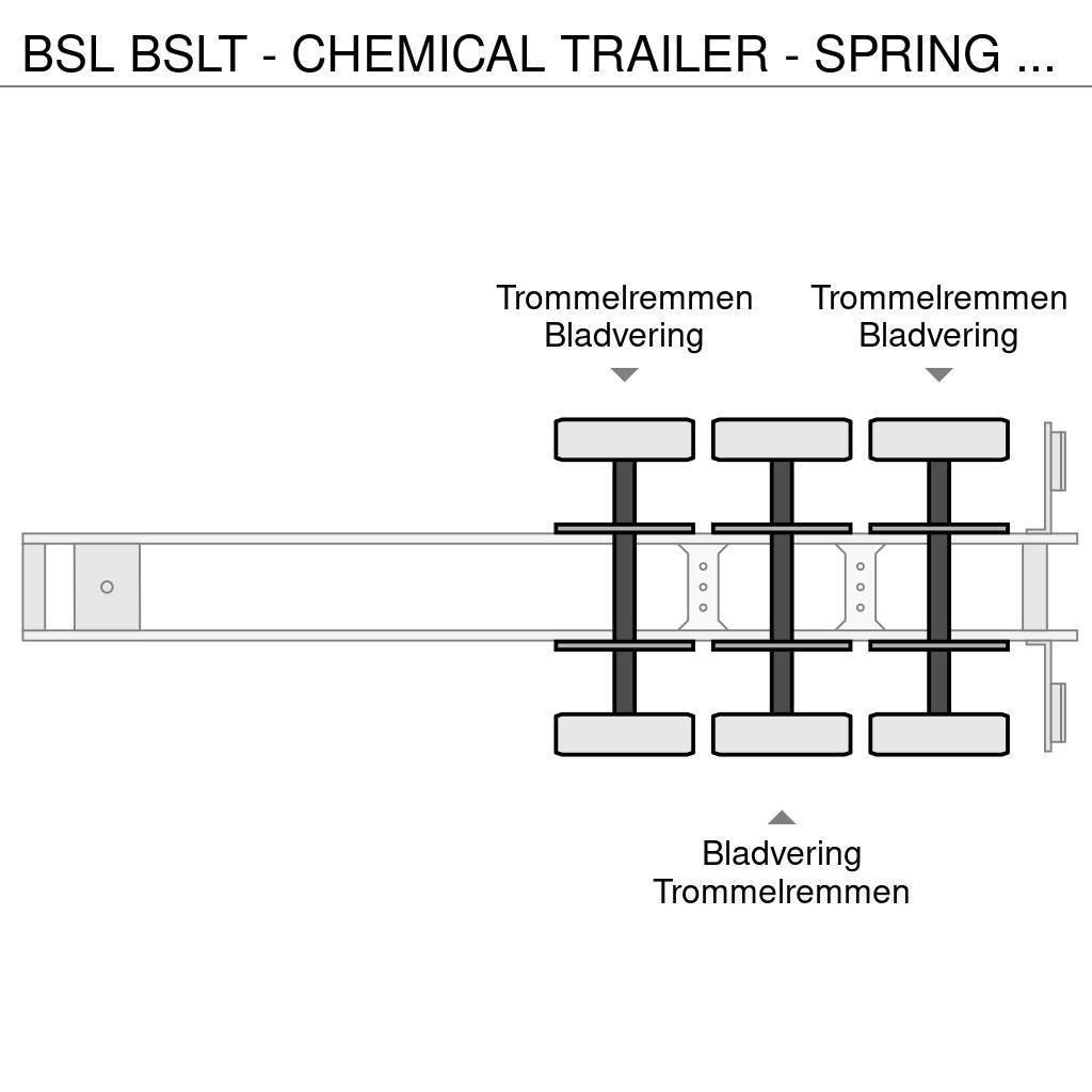 BSL T - CHEMICAL TRAILER - SPRING SUSPENSION Autocisternas