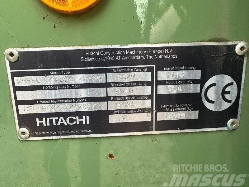 Hitachi ZW 150 Iekrāvēji uz riteņiem
