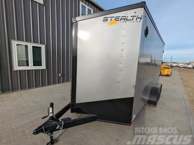  7FT x 14FT Stealth Mustang Series Enclosed Cargo T Furgons