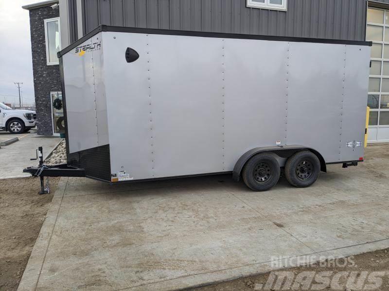  7FT x 16FT Stealth Mustang Series Enclosed Cargo T Furgons